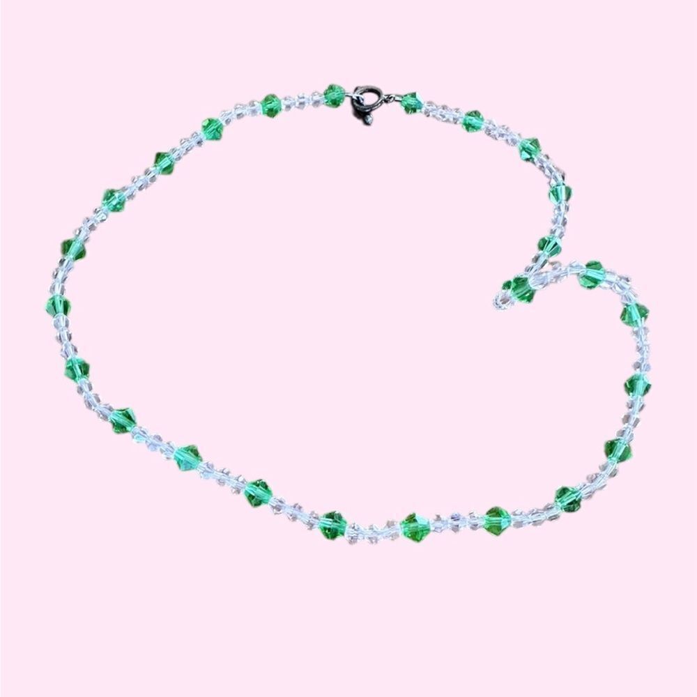 ✨3/$25✨ Vintage Pink and Green Short Layering Necklace